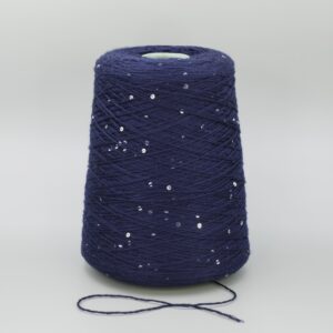 Antilope - Paillettes 3 mm Mörkblå