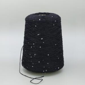 Cashlan - Paljetter 3 mm Antracite