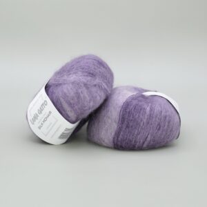 Lana Gatto Silk Mohair Garn – Gradient Lila